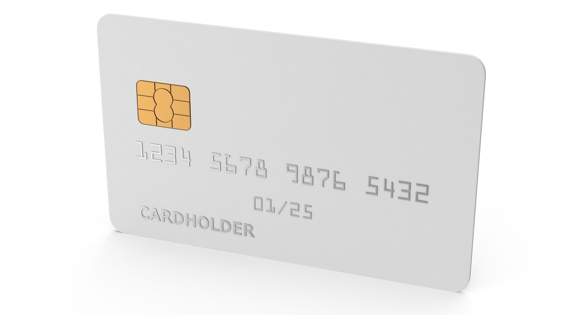 Credit Card 3D - TurboSquid 1946126