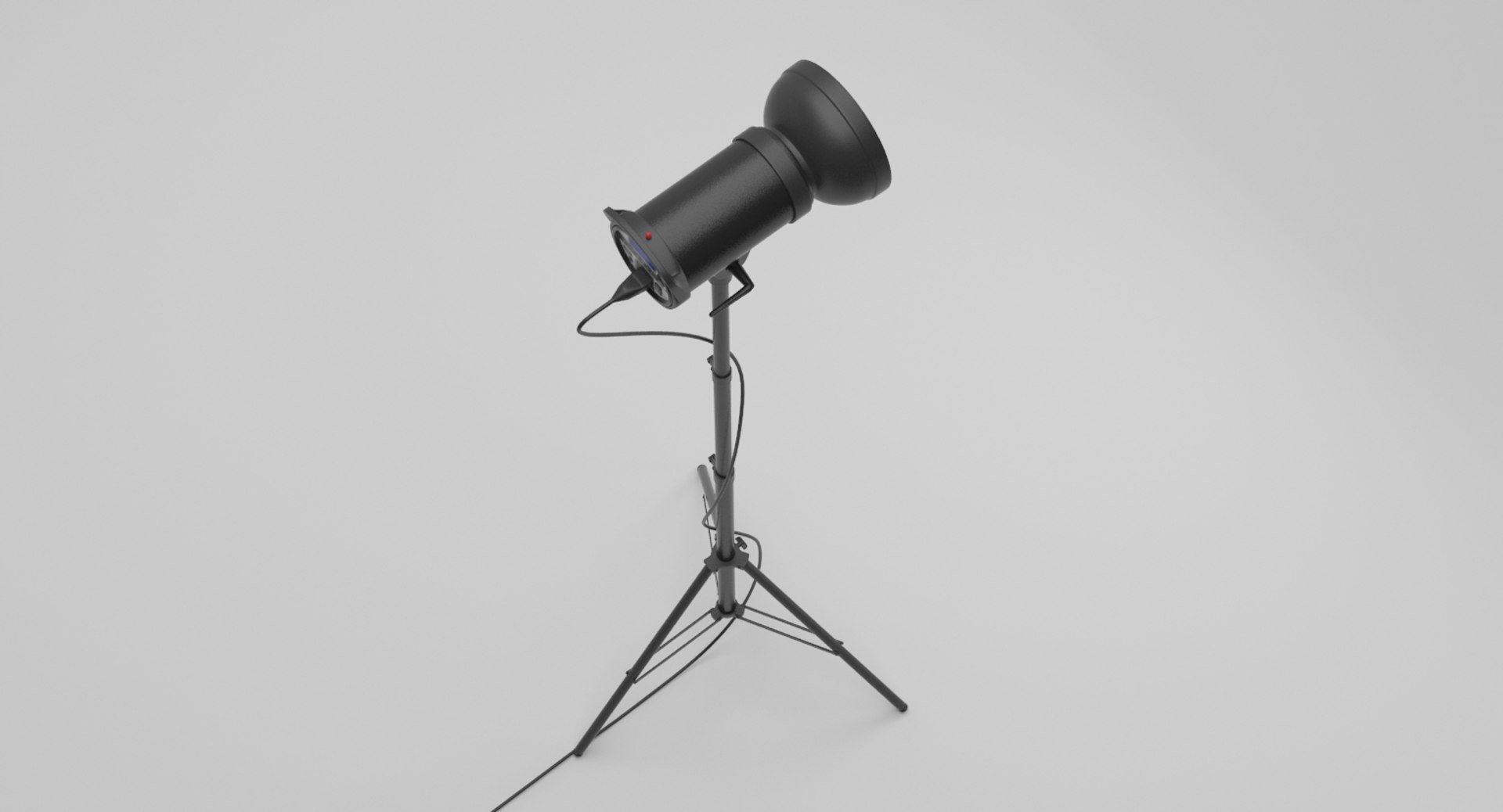 3D Strobe Studio Head Tripod Model - TurboSquid 1340035