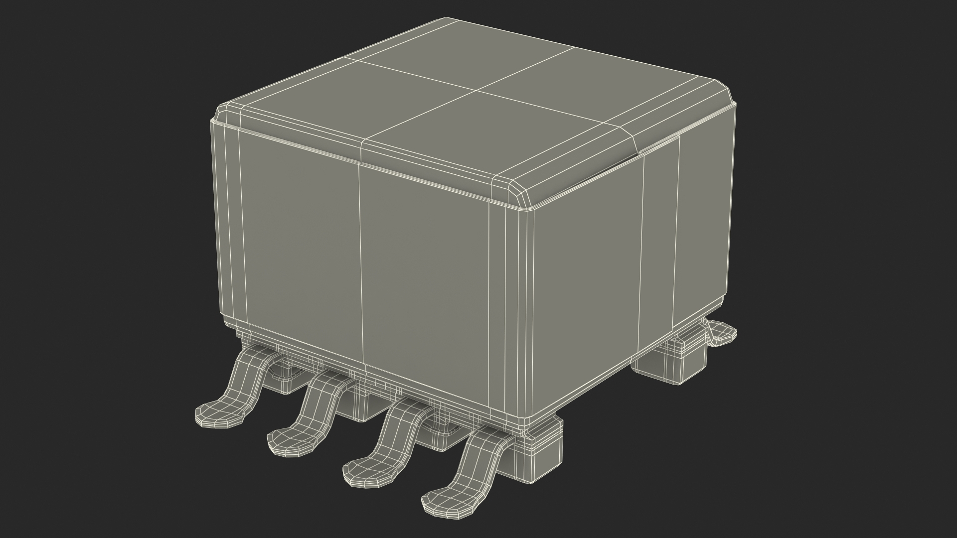 3D Gate Drive Transformer Soldered Model - TurboSquid 1672935