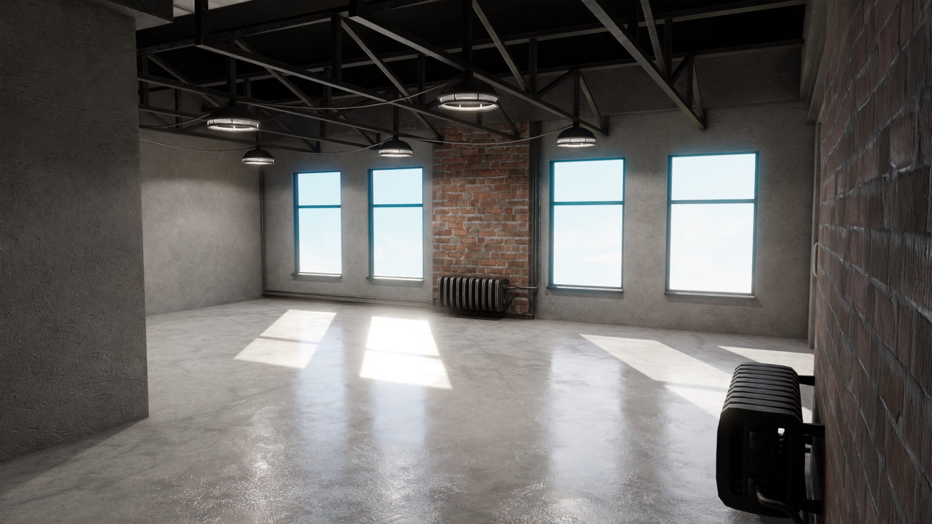 Industrial Loft With 8K And 4K Textures 3D - TurboSquid 1974873