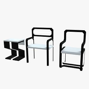 Minimalistic Sci-Fi Chairs
