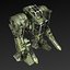military robot 3d model