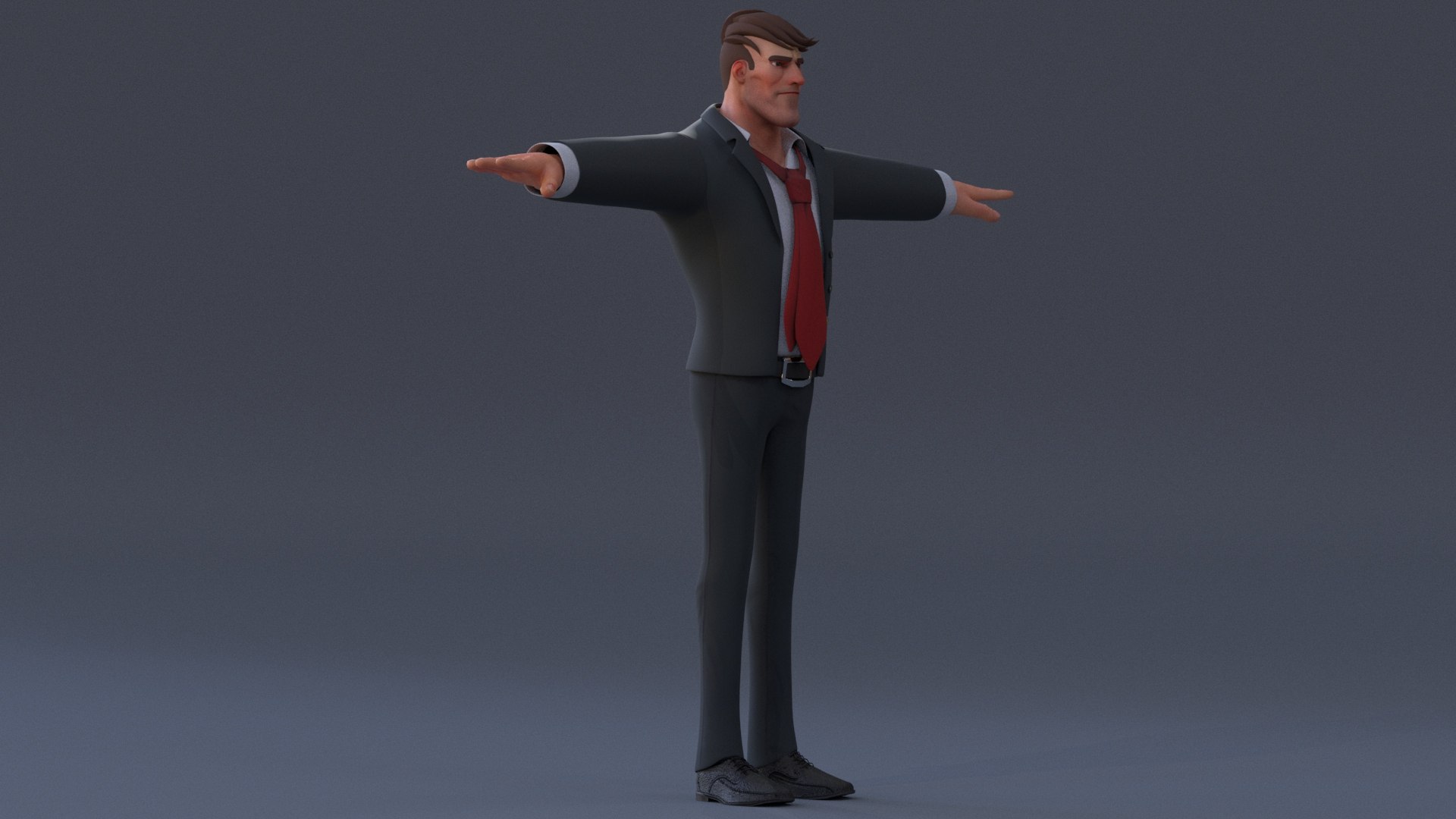 Boss Cartoon Character Man 3D - TurboSquid 1570157