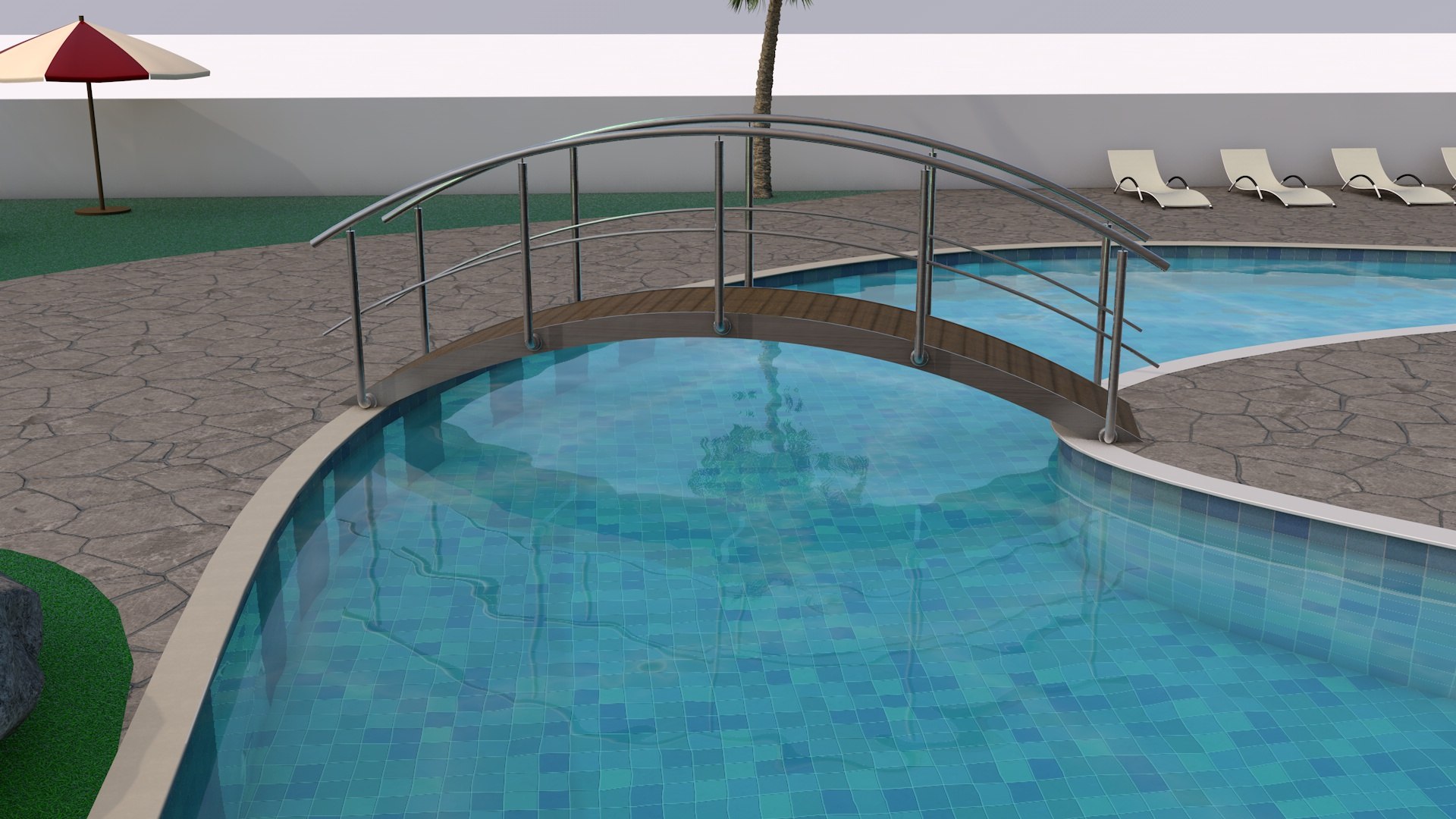 3D Camp Swimming Pool Model - TurboSquid 2065186