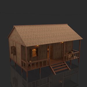 3D Medieval Fantasy House 02