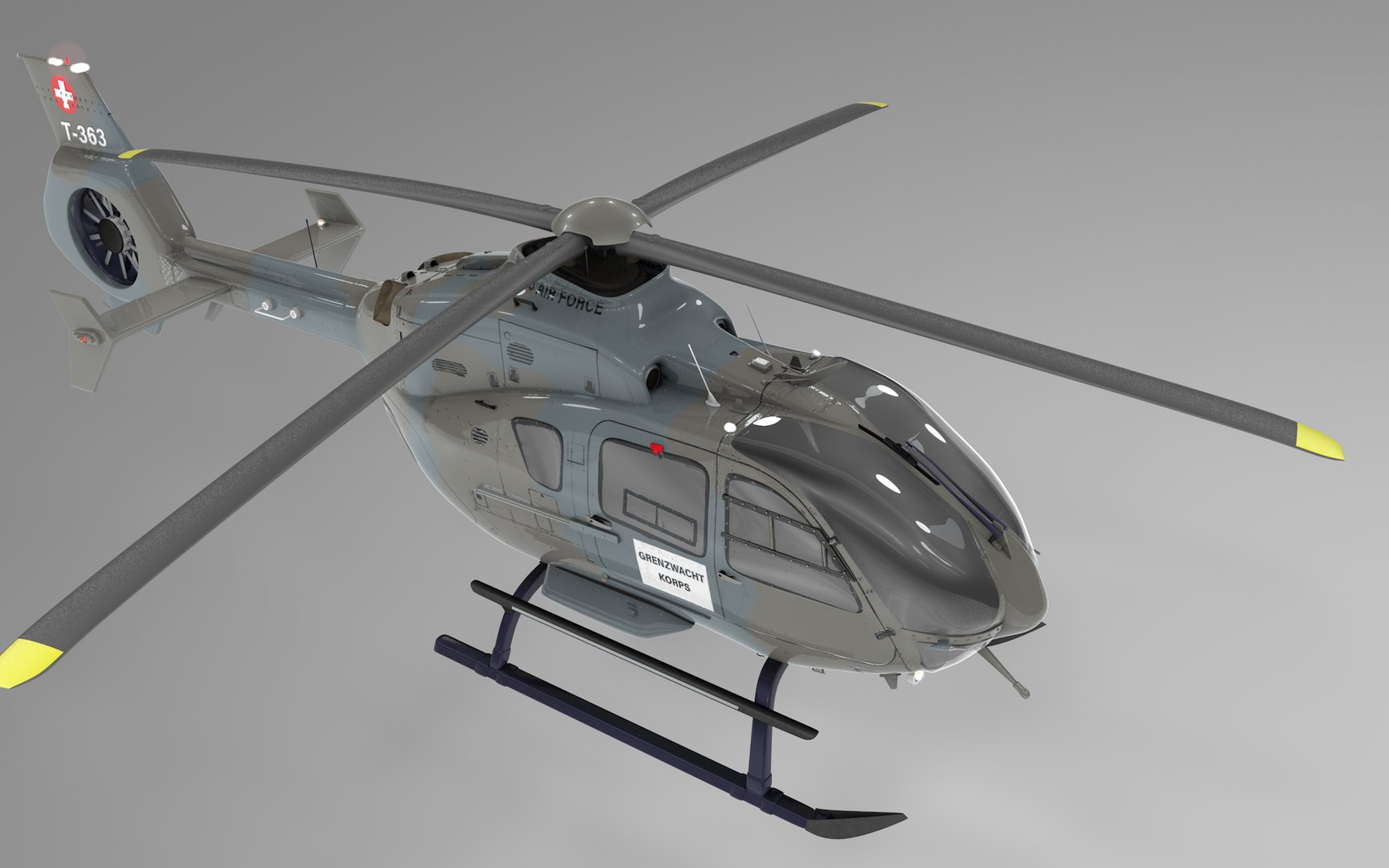 Eurocopter EC-135 SWISS AIR FORCE L1987 3D https://p.turbosquid.com/ts-thumb/Bi/R32ura/mn/04/png/1683425205/1920x1080/fit_q87/132f978fcd512eb245d540b1f2bcc02556dba274/04.jpg
