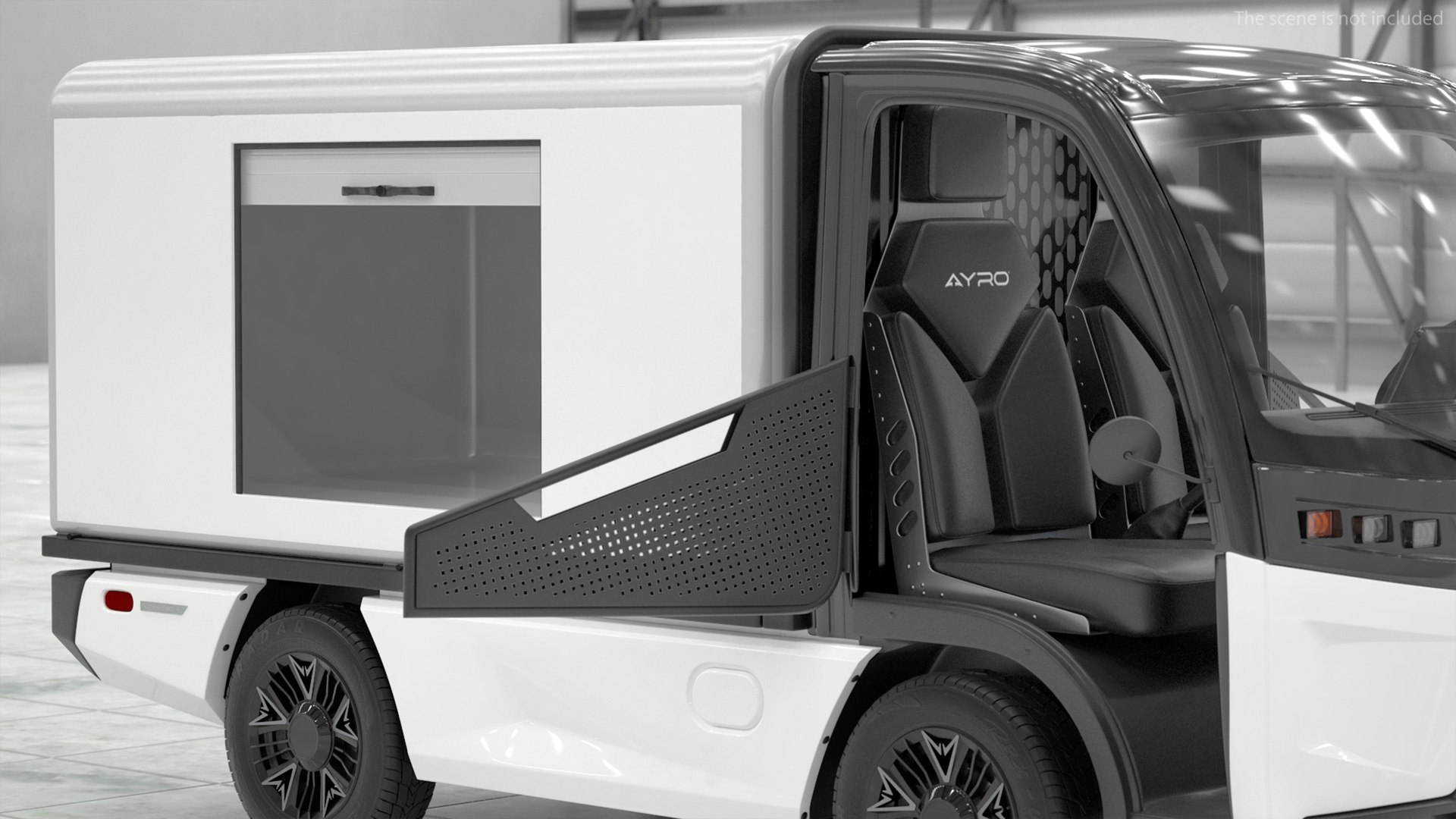 AYRO Vanish Electric Mini Box Truck Rigged 3D model - TurboSquid 2155765