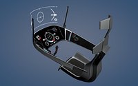 Spaceship Cockpit with HUD