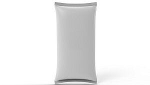 Jumbo Snack Bag 250x450mm packaging mockup 3D model