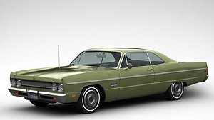 3D Plymouth Fury III Coupe