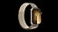 Apple Watch Series 9 Gold Stainless Steel Milanese Loop 3ds Max