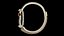 Apple Watch Series 9 Gold Stainless Steel Milanese Loop 3ds Max