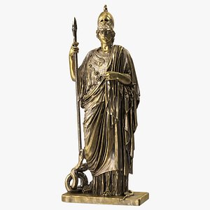 Statue Goddess Athena Bronze