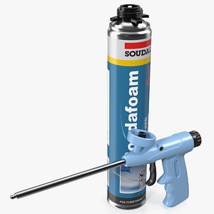 3D Spray Gun with Foam Can Soudal model