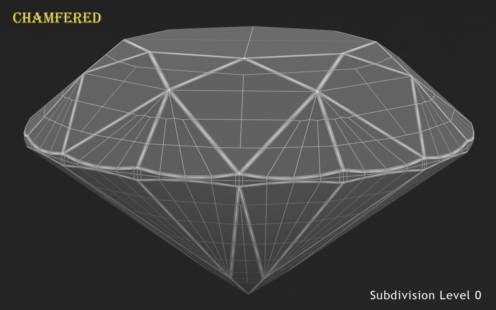 Round Diamond Brilliant Faceting Ideal Cut 3D model https://p.turbosquid.com/ts-thumb/Bi/fhDyMW/WO/z05chamferedwiresubd0/png/1697558812/1920x1080/fit_q87/c242dcfc9a357bc763aa138caa42db01c56327f9/z05chamferedwiresubd0.jpg