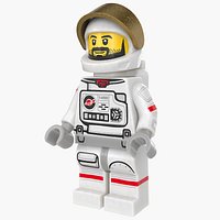 Lego Minifig Male Astronaut