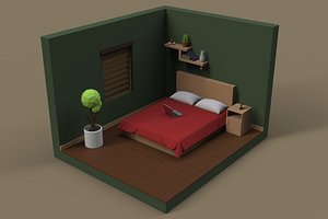 Isometric Room 3D model