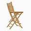 A Thatched Porter Bamboo 3 Piece Tiki Bar Set with Palapa Roof