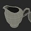 3d model tea set