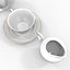 3d model tea set