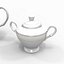 3d model tea set