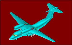 3ds an-74 stol transport aircraft
