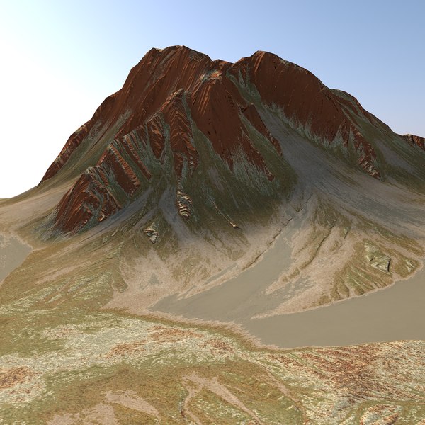 3d model mountain mt002