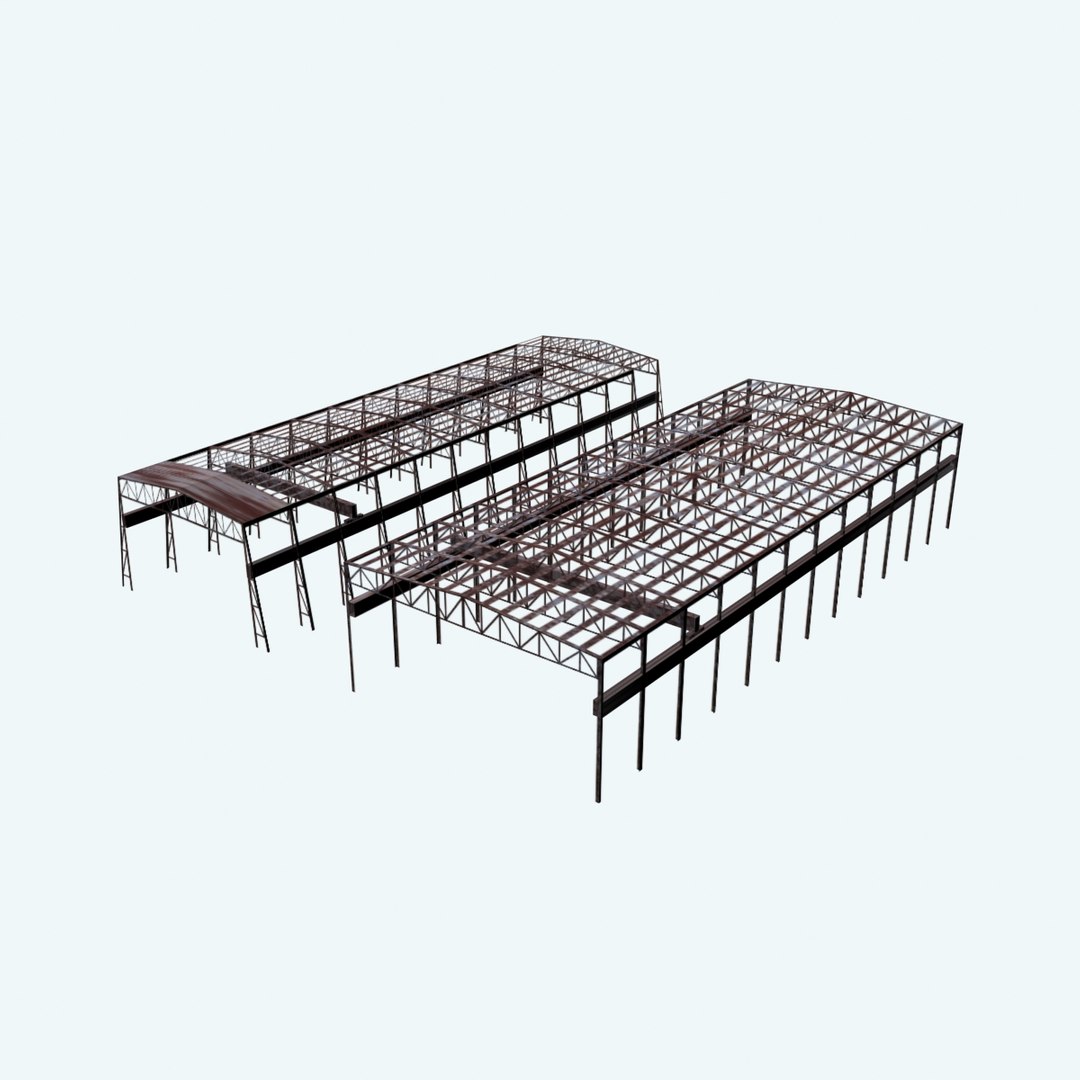 3d Model Gantry Cranes