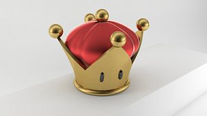 bowsette crown 3D model
