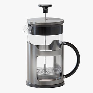 3D French Press Coffe and Tea Pot