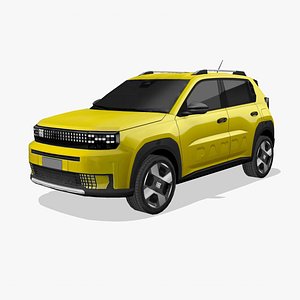 Fiat Grande Panda 2025 3D