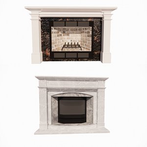Collection Fireplace -B12 3D model