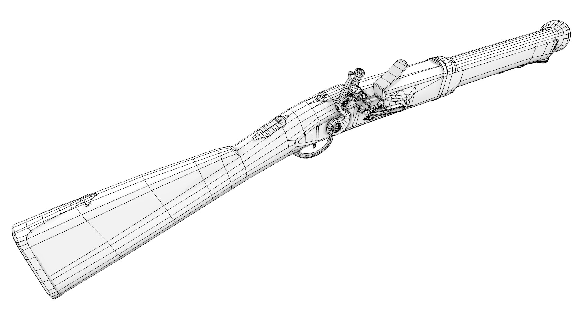 3D Decorative Blunderbuss - TurboSquid 1507198
