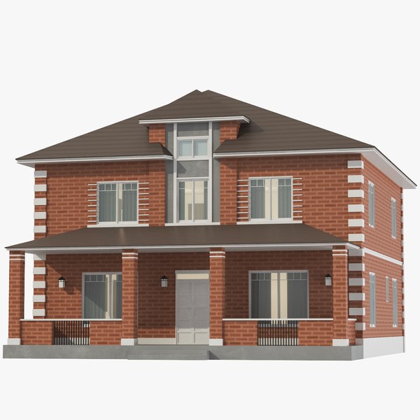 Classic House 07 3D model