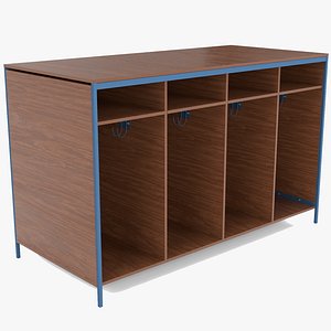 Books Record Storage Desk 3D model