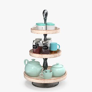 shelf dishes 3D model