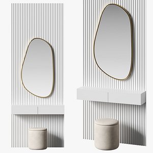 Dressing vanity table model