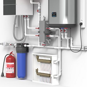 boiler room4 3D model