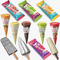 Ice Cream Packagings Collection 3
