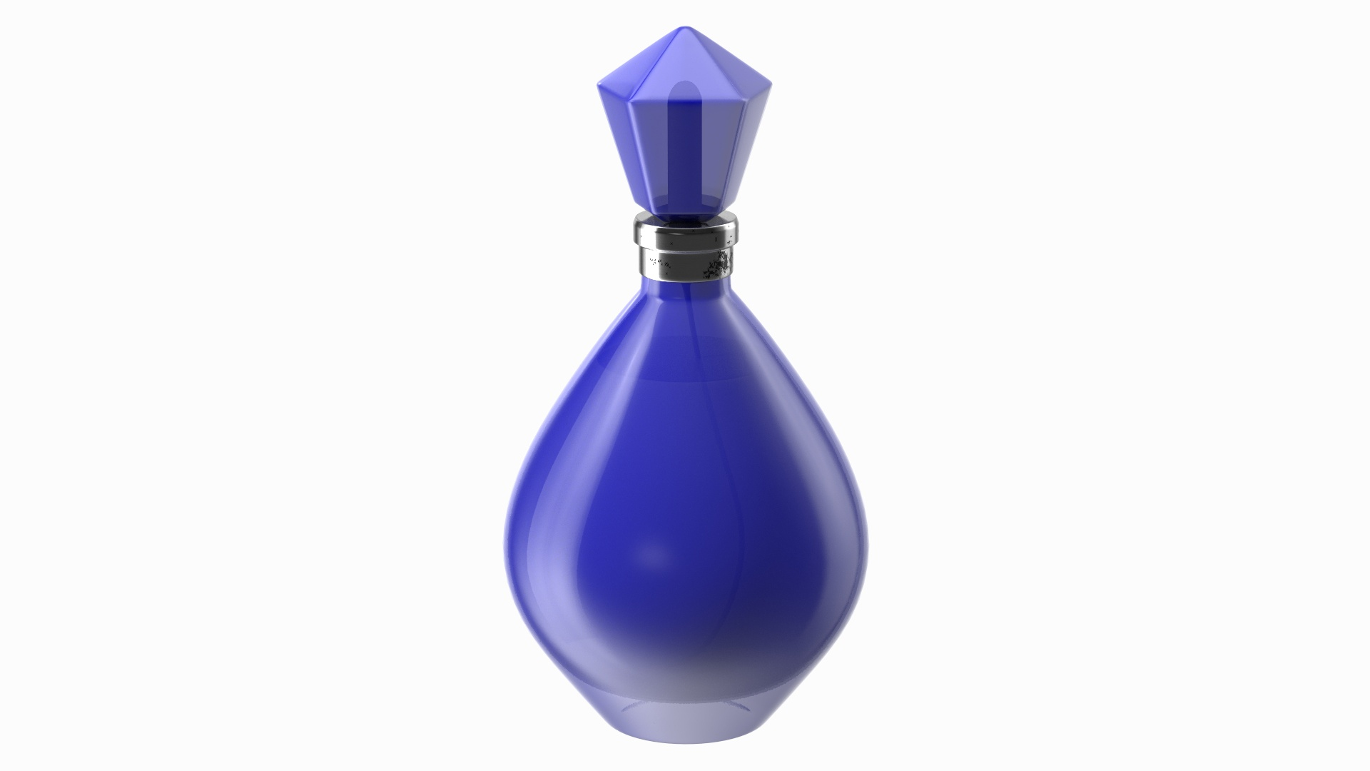 3D Modern Perfume Bottle Blue model - TurboSquid 2065668