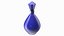 3D Modern Perfume Bottle Blue model