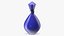 3D Modern Perfume Bottle Blue model