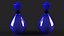 3D Modern Perfume Bottle Blue model