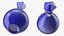 3D Modern Perfume Bottle Blue model