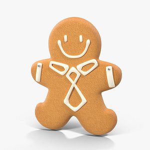 gingerbread cookie 02 3d max