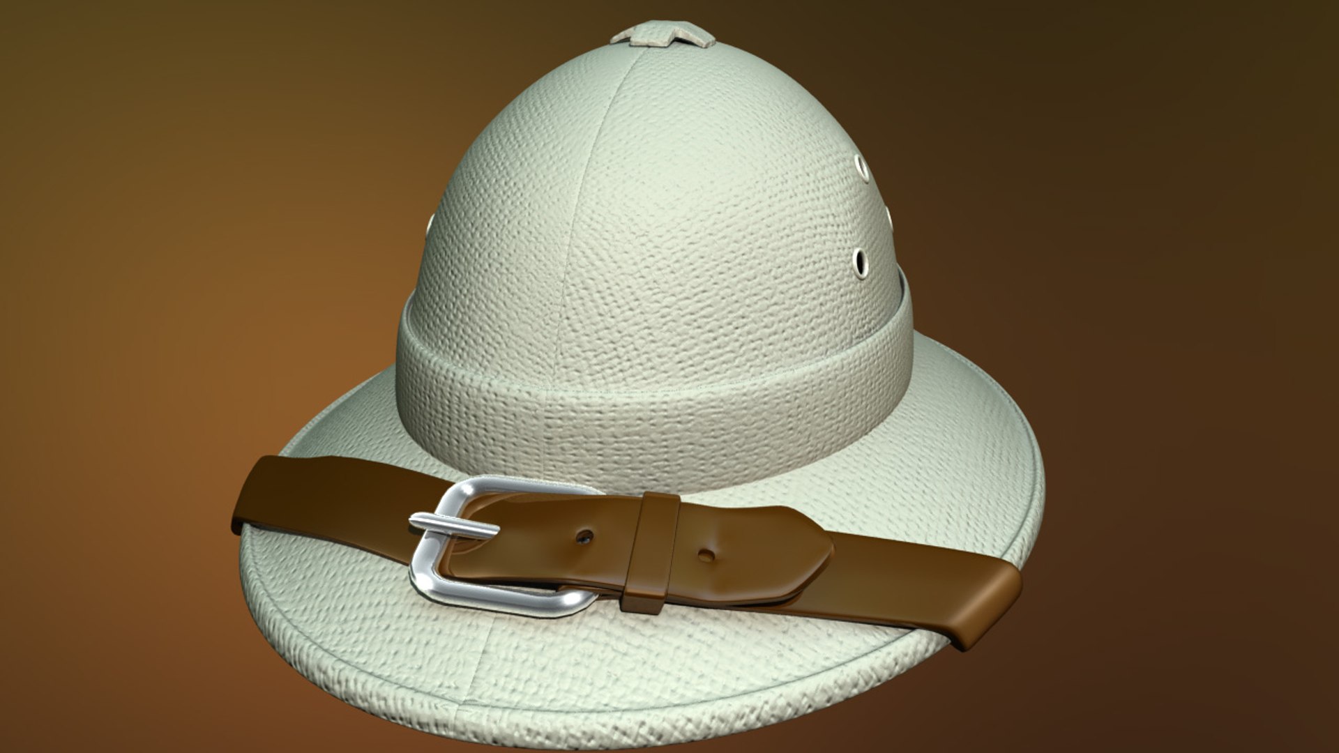 Pith Helmet 3D Model - TurboSquid 1202537