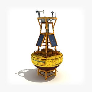 3d model meteorological buoy