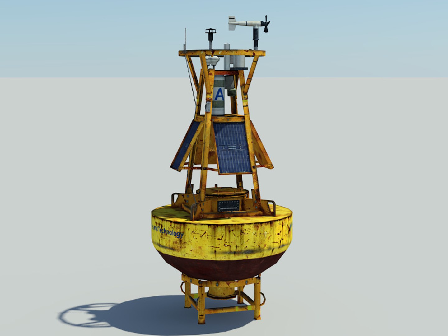 3d Model Meteorological Buoy