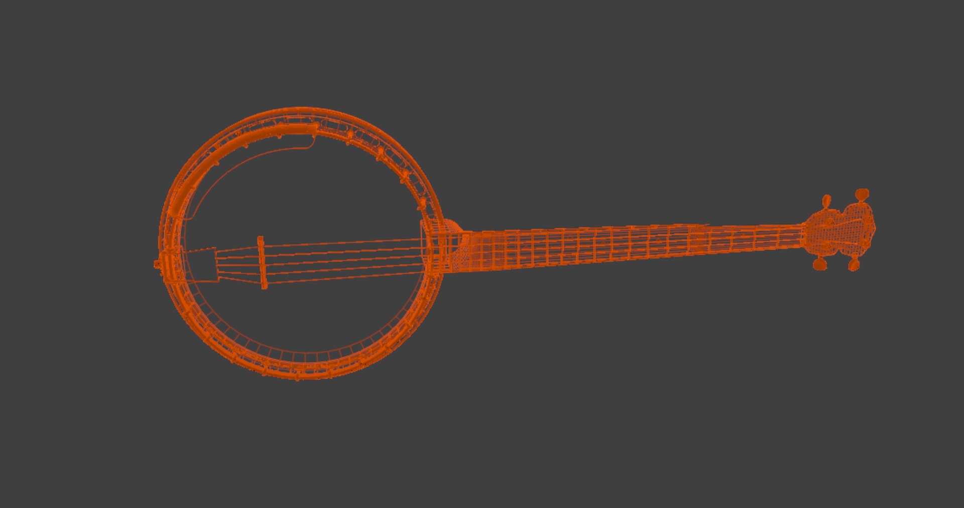 Banjo 3D - TurboSquid 2290751