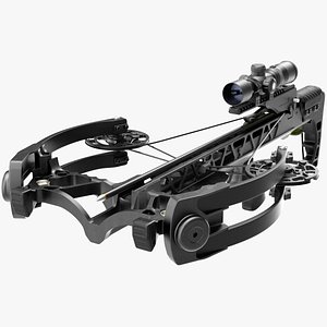 3D crossbow generic arrow scope model